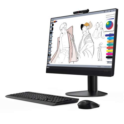 Lenovo AIO m920z Desktop 1TB SSD (Intel Core i5-8500 CPU with Turbo 4.10GHz, 16 GB RAM, 1 TB SSD, 24" LED, Win 10 Pro) ThinkCentre All-in-One PC Computer