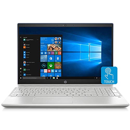 2019 HP Pavilion 15.6inch Touchscreen Laptop Intel Quad Core i7-8550U, 256GB SSD Windows 10, Silver 16GB