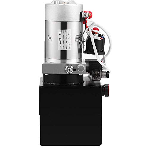 Fisters trailer pump 3 Quart 12V electric Hydraulic Power Double/single acting Power-Up Supply Unit for Dump Truck(3 Quart Double Acting)