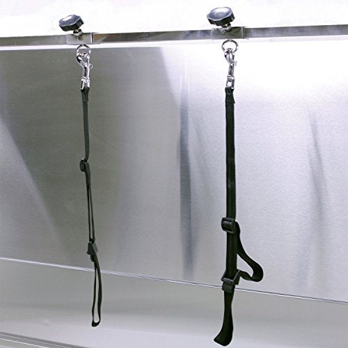 Flying Pig Grooming 50" Stainless Steel Pet Dog Bath Tub with Faucet (Left Door/Right Drain), 50 x 27 x 58