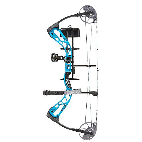 Diamond Archery Edge SB-1 70lb Force Bow, Right Hand, Electric Blue Blaze