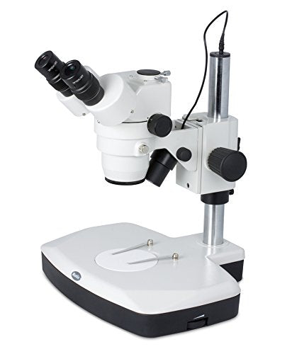 Motic 1100200600771 SMZ143 Binocular Stereo Microscope, Incident/Transmitted LED Stand