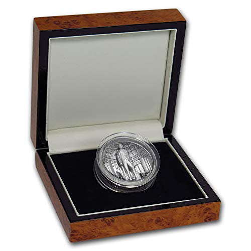 2018 VG BVI Silver 2 oz UHR Dished $10 Thomas Jefferson Proof Silver Brilliant Uncirculated