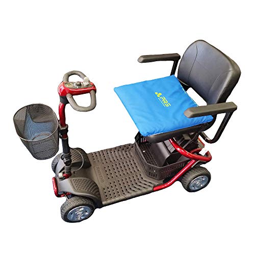 PURAP Wheelchair, Lift Chair & Scooter Cushion - Prevent & Heal Pressure Sores - Low Pressure Fluid 3D Flotation Technology - 18 x 20 x 1.5 inches - Blue