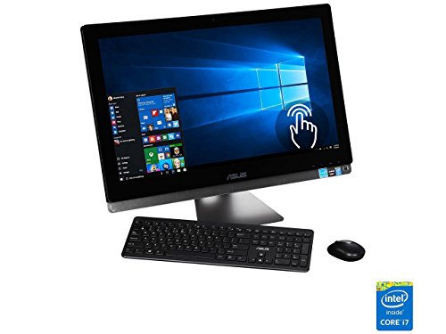 New ASUS ET2702IGTH AIO Desktop, 27" Touchscreen IPS WQHD 2560 x 1440 Display, Intel Quad-Core i7-4770S 3.1GHz, 8GB RAM, 2TB 7200RPM HDD, AMD 8890A Dedicated Graphics, DVD, WiFi, Bluetooth, Windows 10