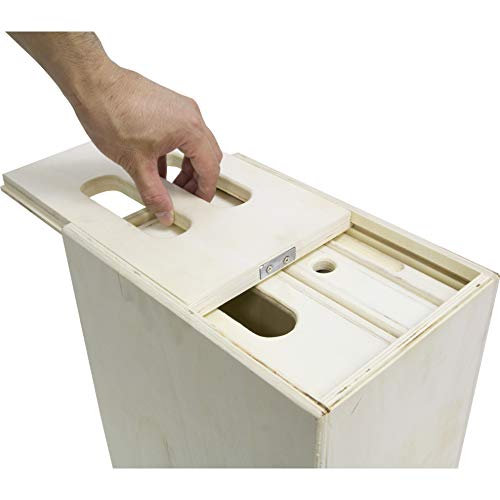 Kupo 4 in 1 Nesting Apple Box Set - Includes 1 Each Pancake, Quarter, Half, and Full Apple Box (KG087411)