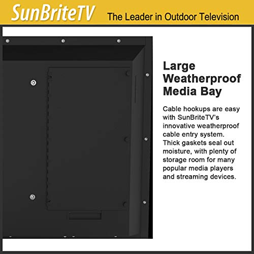 SunBriteTV Weatherproof Outdoor 65-Inch Veranda (2nd Gen) 4K UHD HDR LED Television - SB-V-65-4KHDR-BL Black