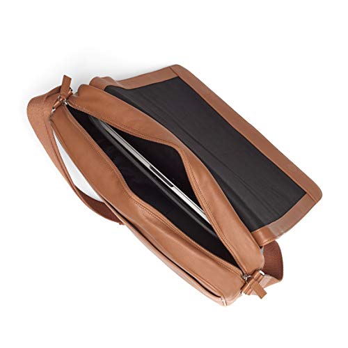 Leatherology Cognac Laptop Messenger Bag