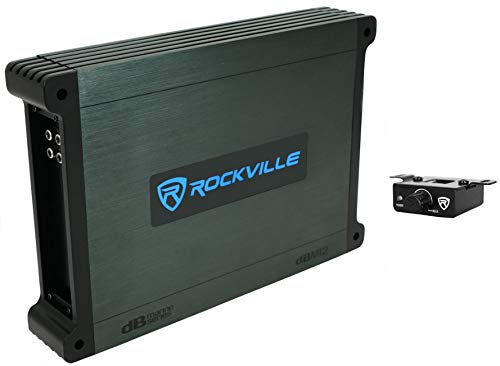 Rockville MS10LW 10" 2400w White Marine/Boat 10" LED Free Air Subwoofer+Mono Amp+Wire Kit