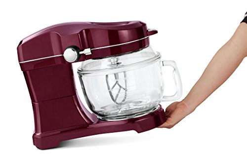 Kenmore Elite Ovation 49083 Exclusive Pour-In Top, 5-Qt. Tilt-Head Kitchen Stand Mixer, Red Burgundy