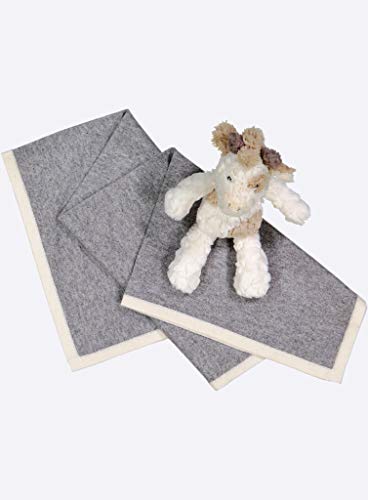100% Cashmere Blanket for Babies and Toddlers by giggle - Extra Soft and Cuddly Baby Blanket for Perfect Relaxation - Baby Vanilla