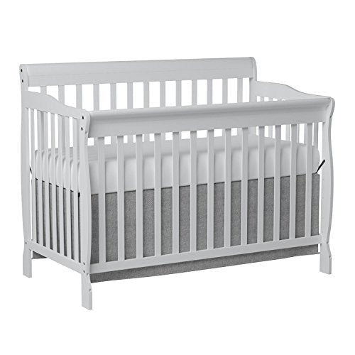 Dream On Me, Ashton 5-in-1 Convertible Crib, White