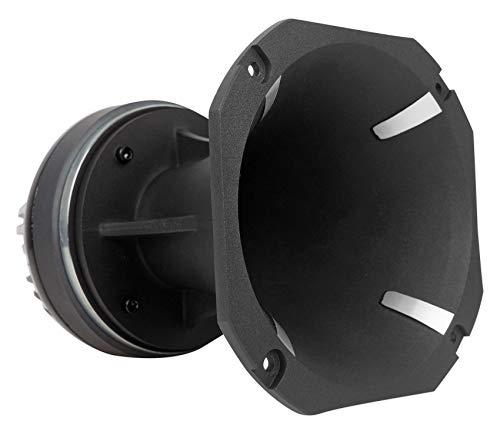 2 Rockville HT120 2" 360w Car/Pro Aluminum Horn Titanium Tweeters 2" Voice Coils