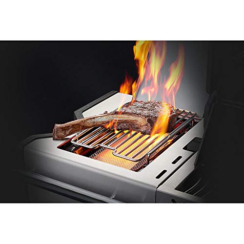 Napoleon PRO665RSIBPSS-3 Prestige PRO665 with Rear and Side Infrared Burners Propane Gas Grill, 665 sq.in, Stainless Steel