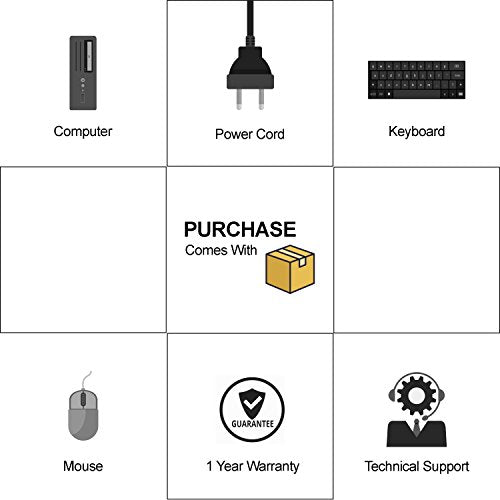 2018 HP Desktop Computer Intel Quad Core i5 2400 12GB RAM 2TB HDD+360GB SSD Win 10 Professional Renewed