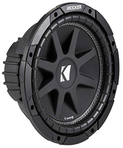 2 Kicker 43C104 10" 600 Watt Car Subwoofers + Box + 1100W Amplifier + Wire Kit