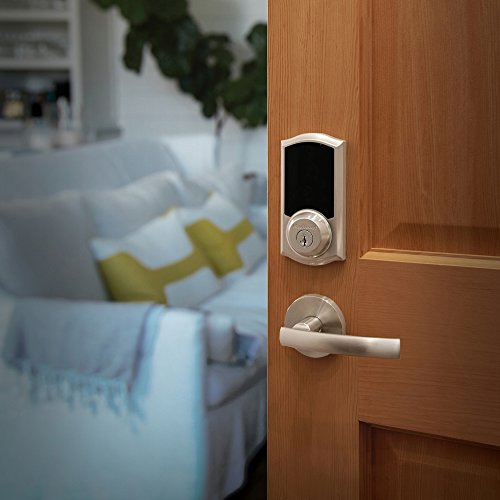 Kwikset SmartCode 916 Series Zigbee Touchscreen Deadbolt, Satin Nickel (99160-008)