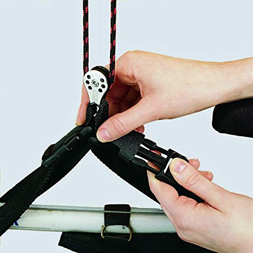 HARKEN - Kayak Overhead Garage Storage Hoist, Self-Leveling, Safe Anti-Drop System, Easy One-Person Operation, Smart Garage Organization