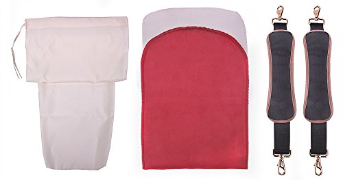 Tonareli Deluxe Violin Case - 4/4 Red - VNDLUX1001