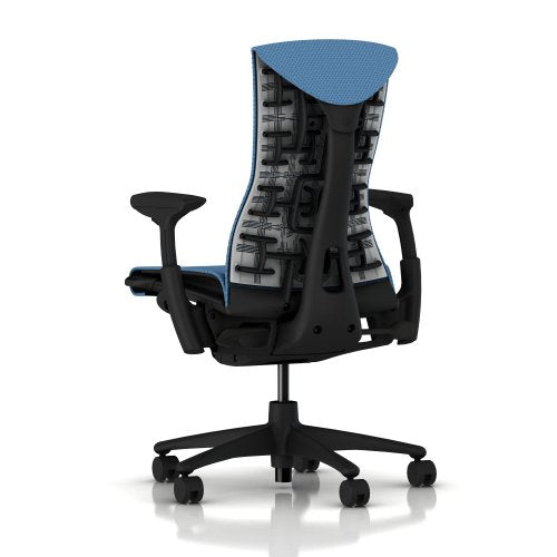 Herman Miller Embody Ergonomic Office Chair | Fully Adjustable Arms and Carpet Casters | Blue Moon Balance