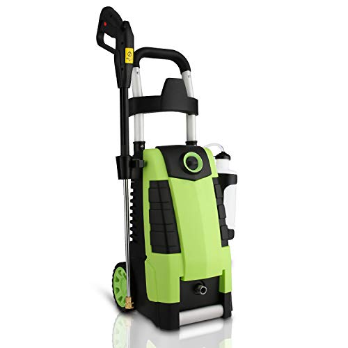 TEANDE 3800PSI Electric Pressure Washer, MAX 2.8GPM Electric Power Washer 1800W High Pressure Washer MR3800, Green
