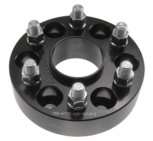 (4) 1.50" (38mm) Hubcentric 6x120 Wheel Spacers Fits Chevy GMC Canyon Colorado