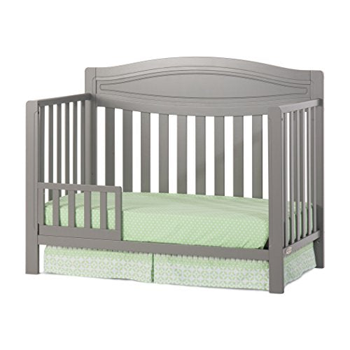 Child Craft Dresden 4-in-1 Convertible Crib, Cool Gray