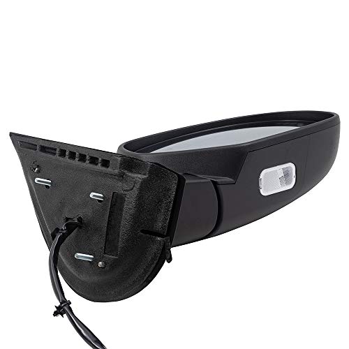 Replacement Set Power Folding Door Mirrors Heated Memory Puddle Lamp Signal on Glass Compatible with 07-14 Silverado Sierra Tahoe Yukon & XL