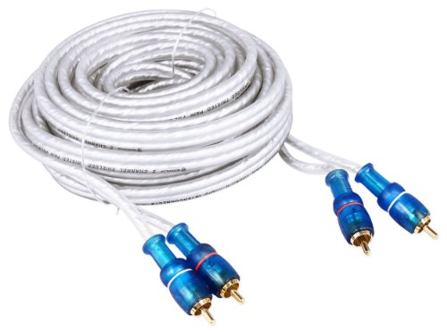 Rockville MS10LW 10" 2400w White Marine/Boat 10" LED Free Air Subwoofer+Mono Amp+Wire Kit