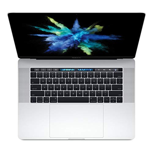 Apple 15in MacBook Pro, Retina, Touch Bar, 2.9GHz Intel Core i7 Quad Core, 16GB RAM, 512GB SSD, Silver, MPTV2LL/A (Renewed)
