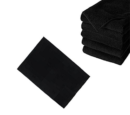 LCL Beauty Wall Mount Salon & Spa Shampoo Bowl (Black Ceramic)
