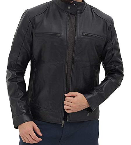 Dodge Black Leather Jacket | Re 1