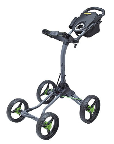 Bag Boy Golf Quad XL 4 Wheel Push Cart (Orange/Charcoal, )