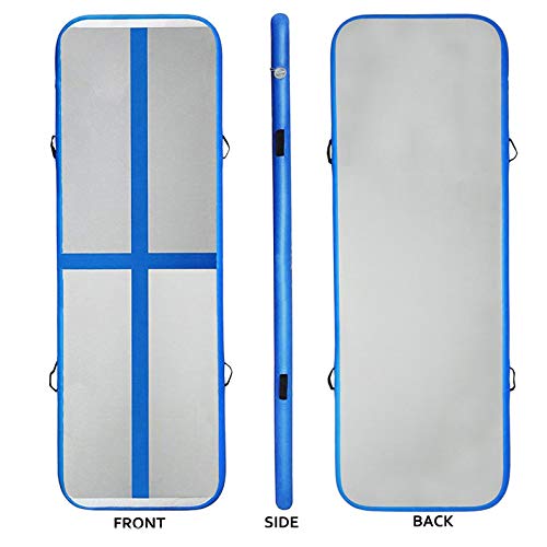 MELCHEF 10ft/13ft/16ft/20ft Air Track Inflatable Gymnastics Tumbling Air Track Mat with Electric Air Pump for Cheerleading/Practice Gymnastics/Beach/Park/Home Use
