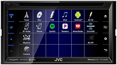 JVC KW-V350BT 6.8" Receiver with Bluetooth, 13-Band EQ + Steering Wheel Interface, Back-Up Camera & SiriusXM Tuner