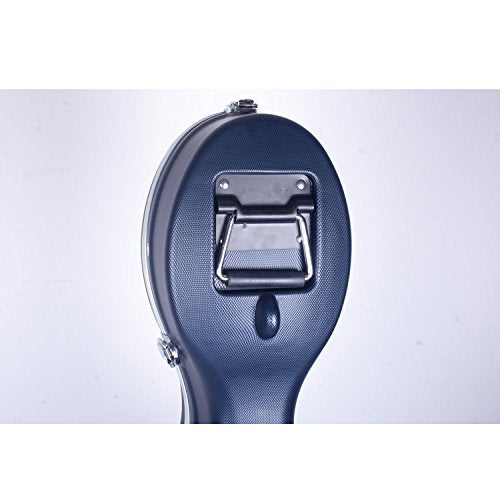 Crossrock CRA862CEFBL 4/4 and 3/4 Size ABS Molded Cello Case with Wheels in Blue