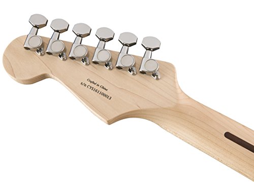 Squier by Fender Contemporary Stratocaster Electric Guitar - HH - Maple Fingerboard - Dark Metallic Red
