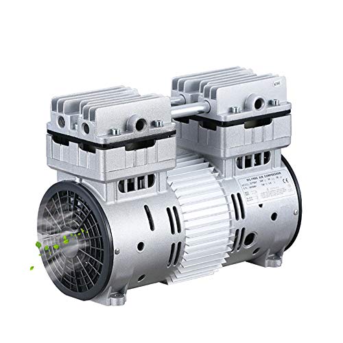 MXBAOHENG Oilless Diaphragm Vacuum Pump Industrial Oil Free Piston Vacuum Pump 450W 3.53CFM High Flow (110V, 100L/min)