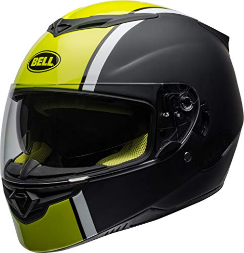 Bell RS-2 Helmet (Rally Matte/Gloss Black/White/Hi-Viz Yellow - 2X-Large)