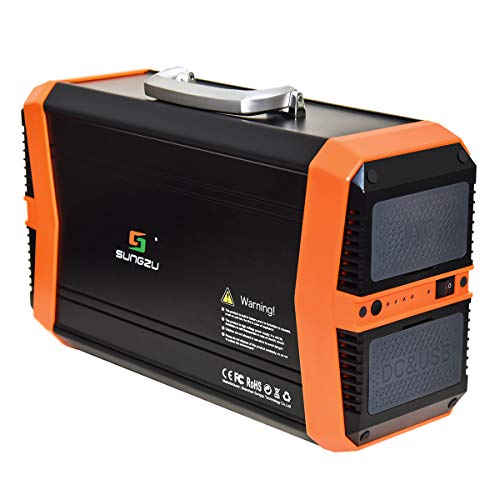 SUNGZU Portable Power Station 500W Power Supply, Generator for Outdoors Camping CPAP Power Outages Emergency (KA500)