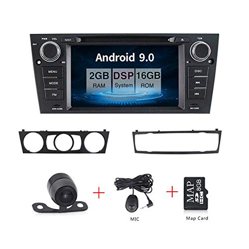 Android 9.0 Car Radio for BMW 3 Series E90/E91/E92/E93 Car Stereo 7 inch Multi-Touch Screen Radio CD DVD Player Bluetooth 4G WiFi Navigation Head Unit