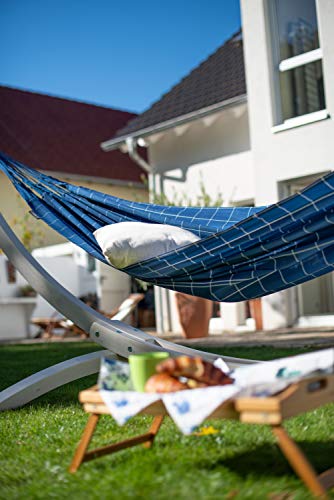 LA SIESTA Brisa Marine - Weather-Resistant Double Classic Hammock with Tree Strap Suspension Kit