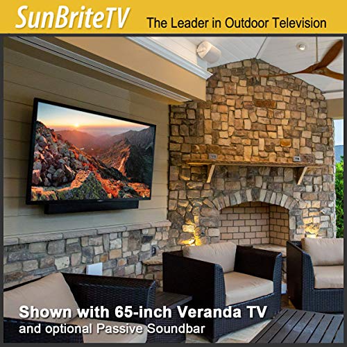 SunBriteTV Weatherproof Outdoor 65-Inch Veranda (2nd Gen) 4K UHD HDR LED Television - SB-V-65-4KHDR-BL Black