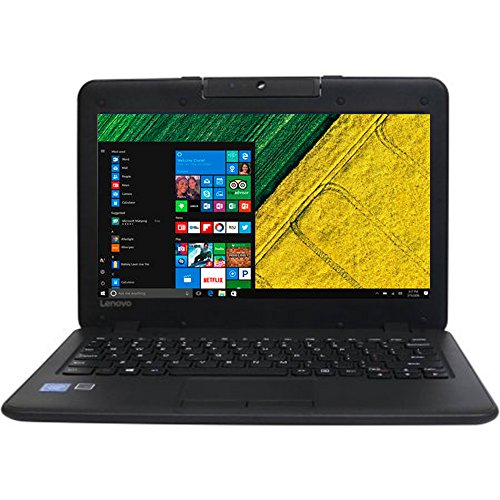 2017 Lenovo 11.6" Business Laptop PC Intel Celeron Dual-Core Processor 4GB RAM 32G SSD Webcam WiFi HDMI Windows 10-Black