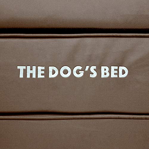 The Dog’s Bed Orthopedic Dog Bed XXXL Brown Oxford 64x44, Premium Memory Foam, Pain Relief