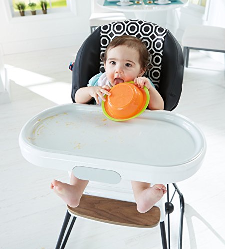 Fisher-Price Jonathan Adler Deluxe High Chair, Black/White