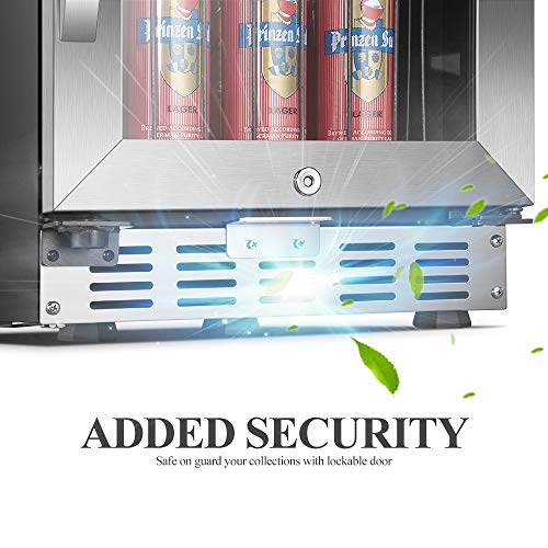 15 Inch Wide 70 Cans, Sinoartizan Under Counter Beverage Cooler