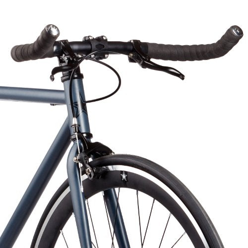 Big Shot Bikes Kyoto Gray |Fixie Track Bike Fixed Gear for Men & Women Rider Height 5'11" to 6'3" Large
