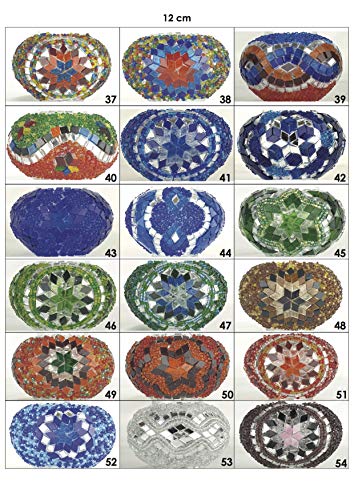 (Customizable Globes) DEMMEX 2019 Hard-Wired or PLUGIN 1,3,5,7,9 Globes Chandelier Lights Turkish Moroccan Mosaic Ceiling Hanging Pendant Chandelier Light Lighting (9 Globes PlugIn, 41")