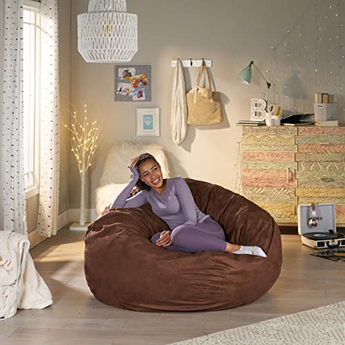 Christopher Knight Home Waldo 5 Feet Bean Bag, French Roast